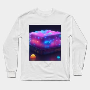 Cute Adorable Box of Alien Jellies Long Sleeve T-Shirt